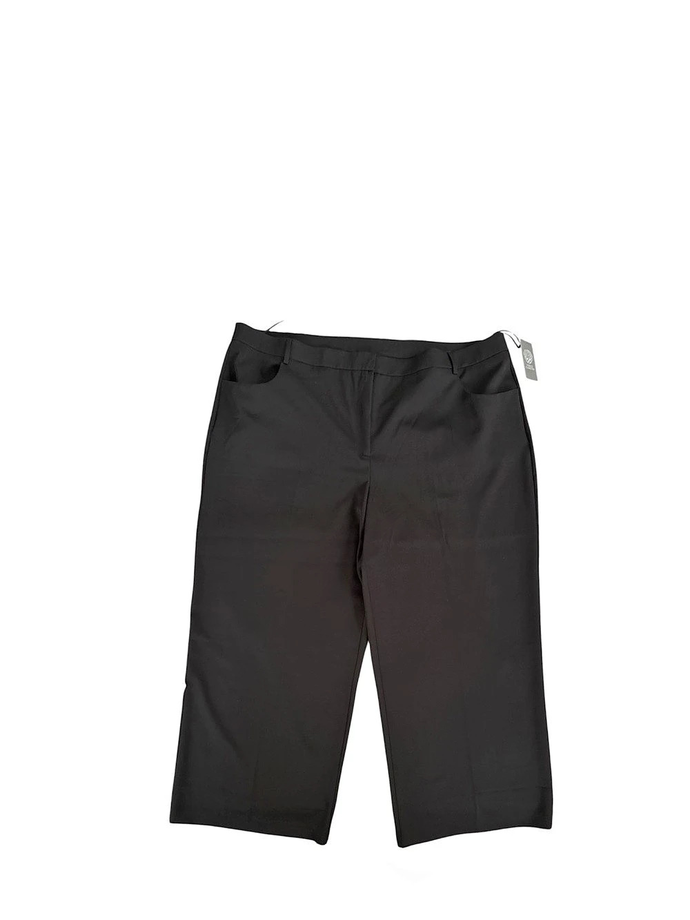 Vince Camuto Black Pull-On Capri Pants Waist 24W NWT